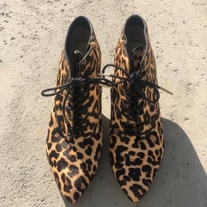 Micheal Kors Leopard Booties